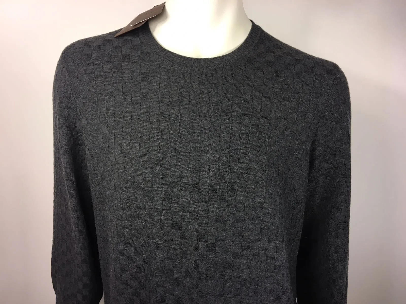 Damier Crewneck Sweater