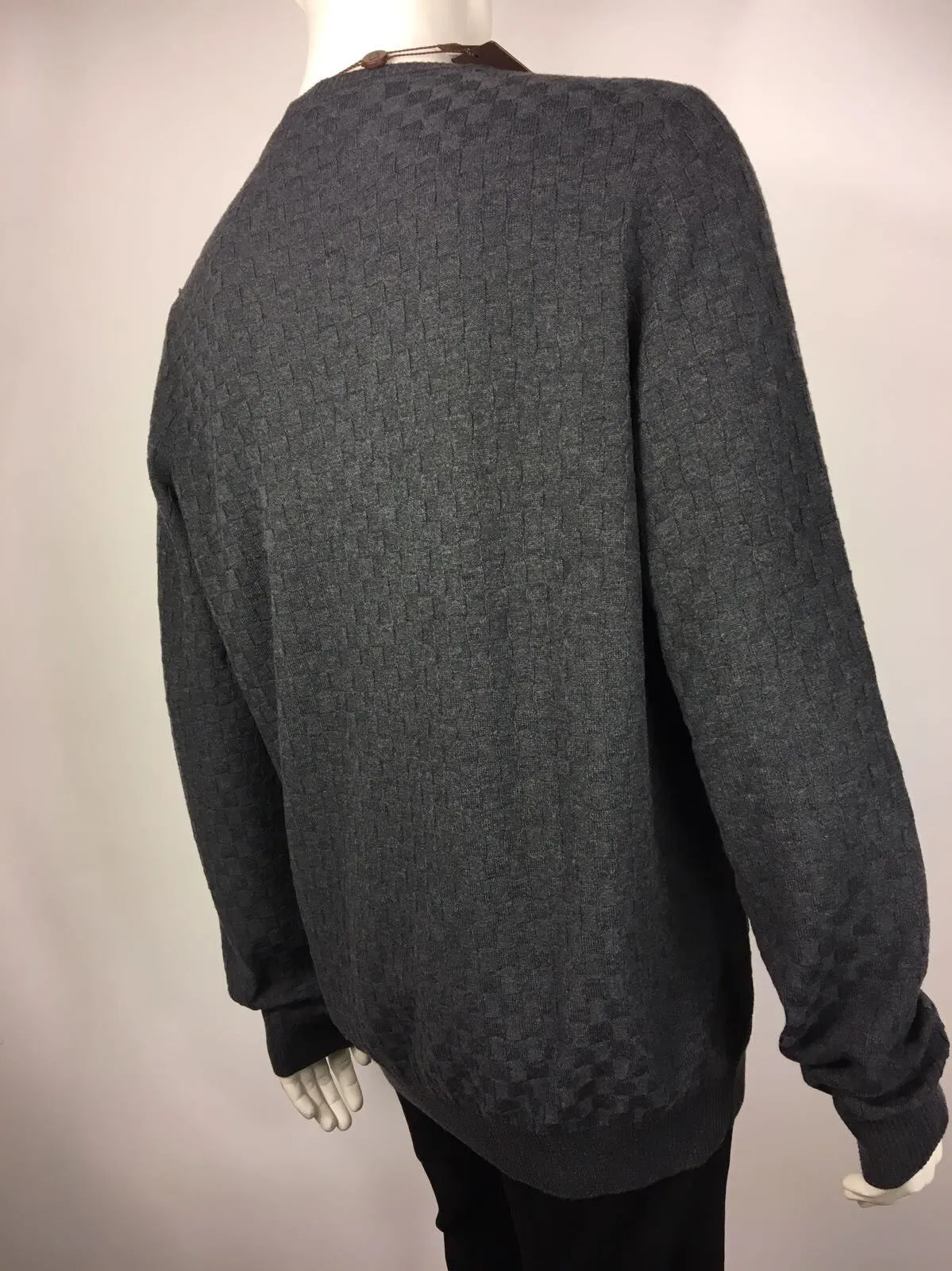 Damier Crewneck Sweater