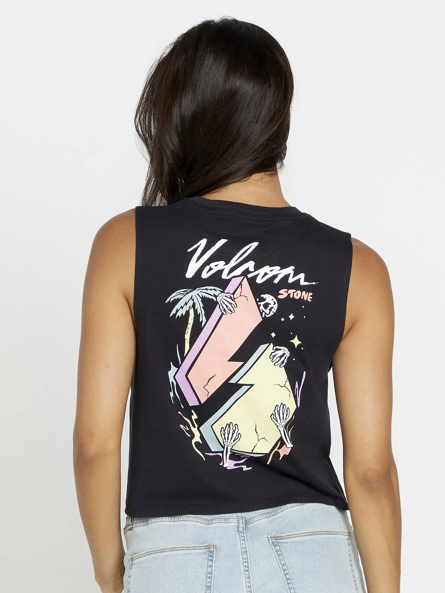Débardeur Stone Hour Crop - Black