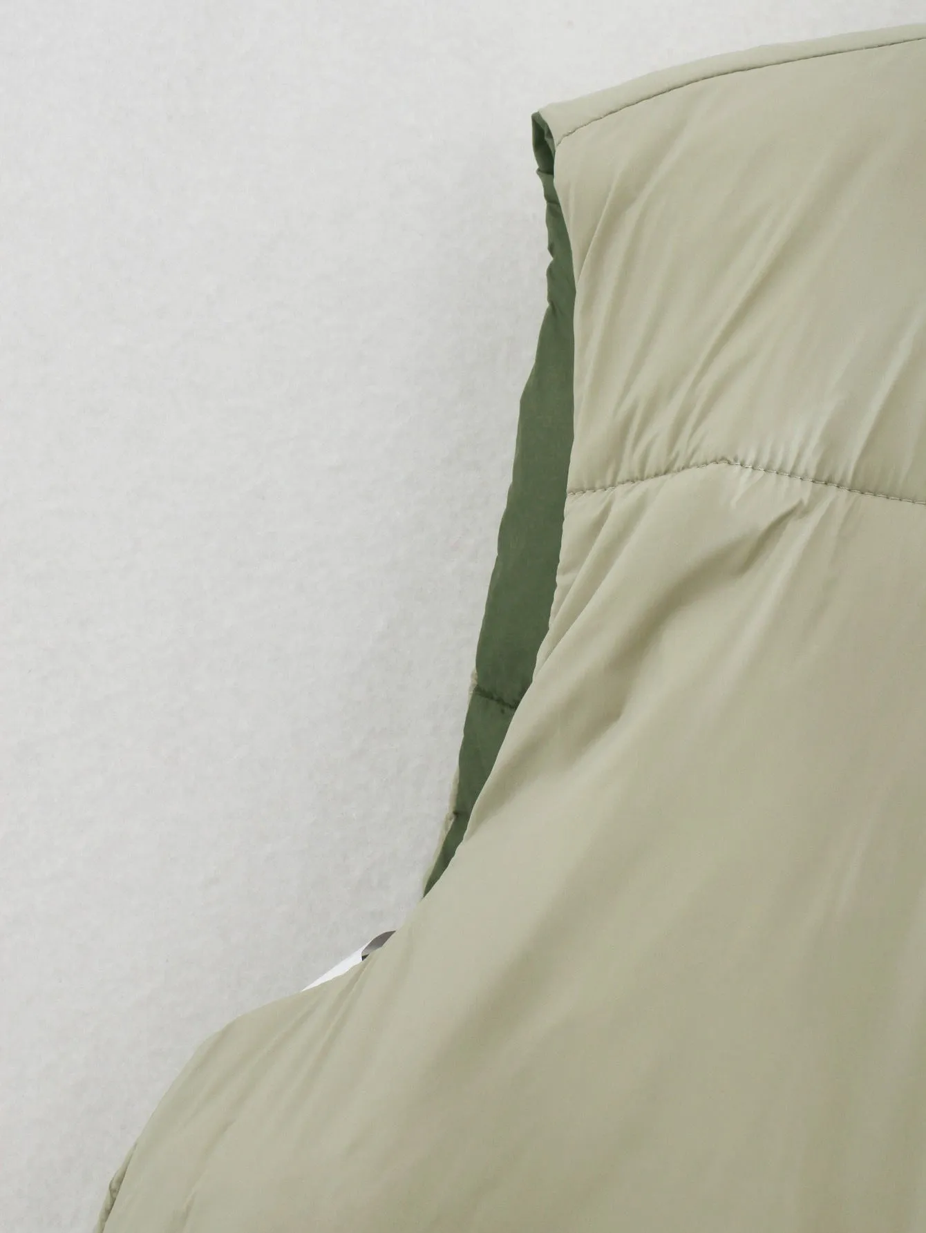 Double Side High Collar Camis Tank Tops Jacket Outerwear