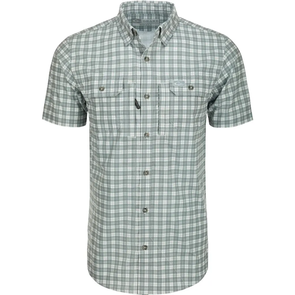 Drake Hunter Creek Check Plaid Short Sleeve Shirt