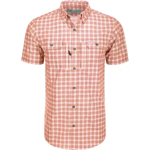Drake Hunter Creek Check Plaid Short Sleeve Shirt