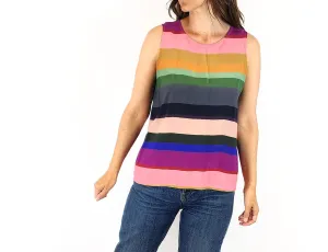 Elk colourful striped top size 8