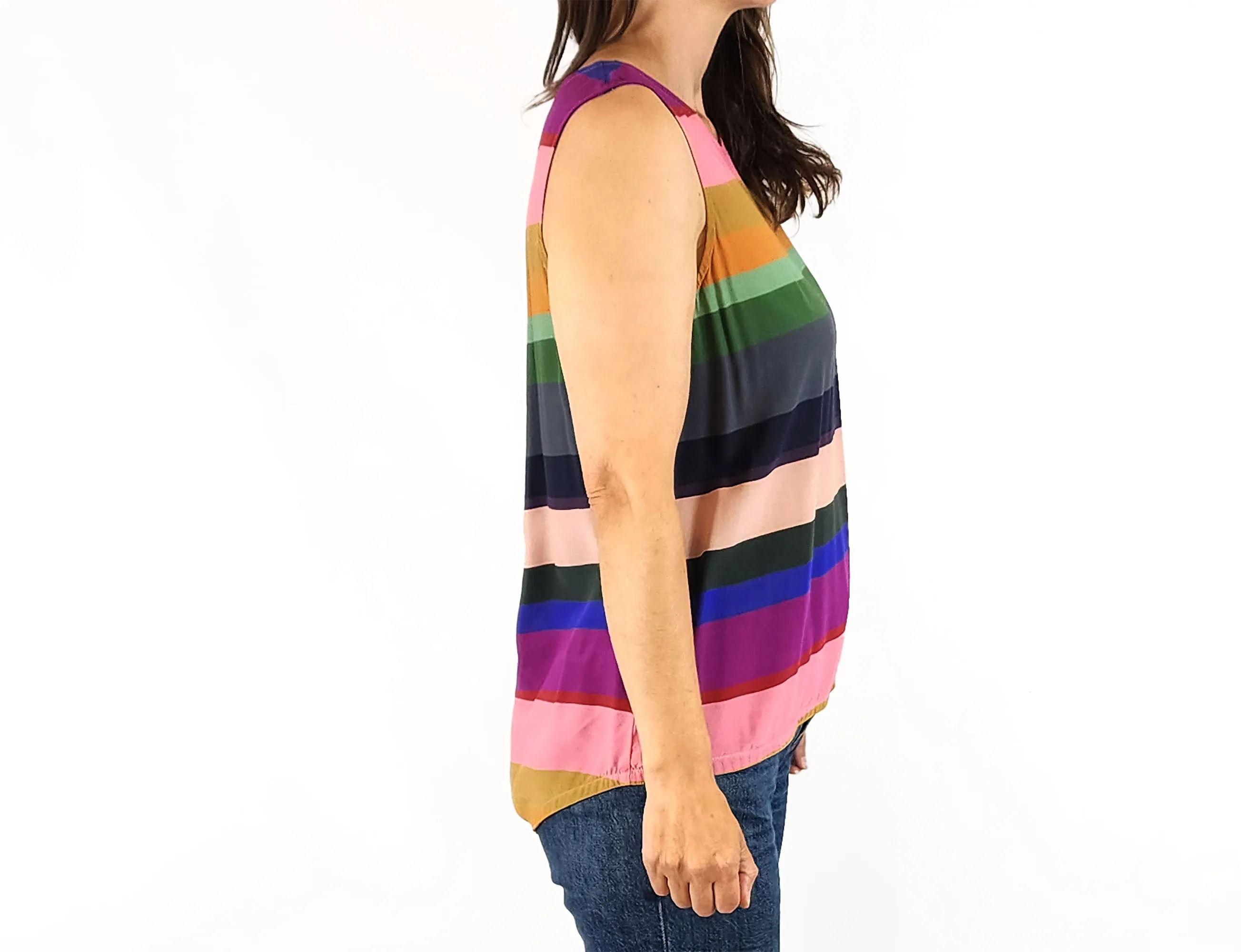 Elk colourful striped top size 8