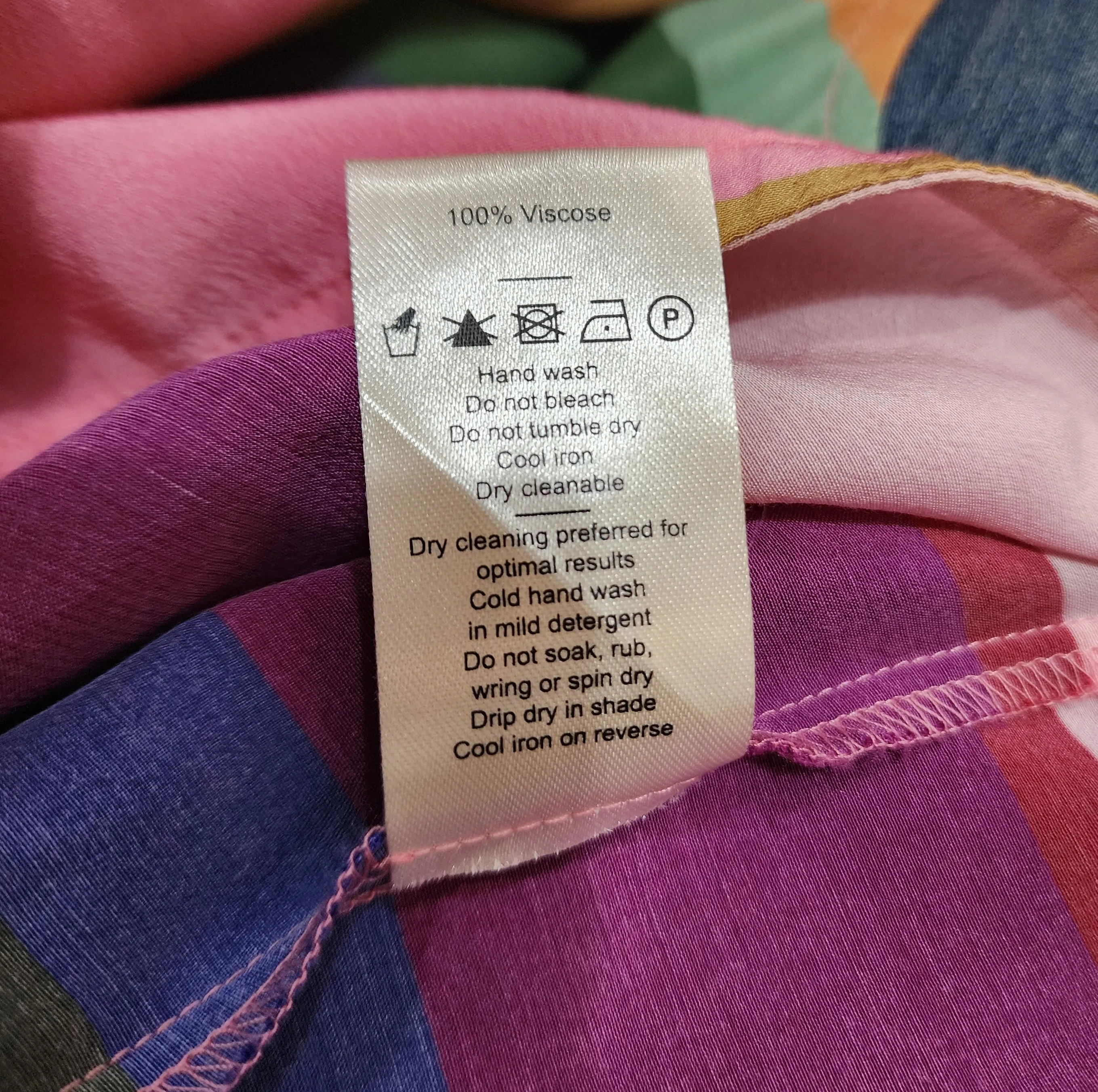 Elk colourful striped top size 8