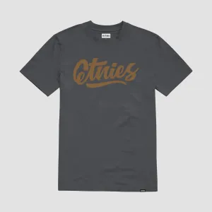 Etnies Script T-Shirt Charcoal