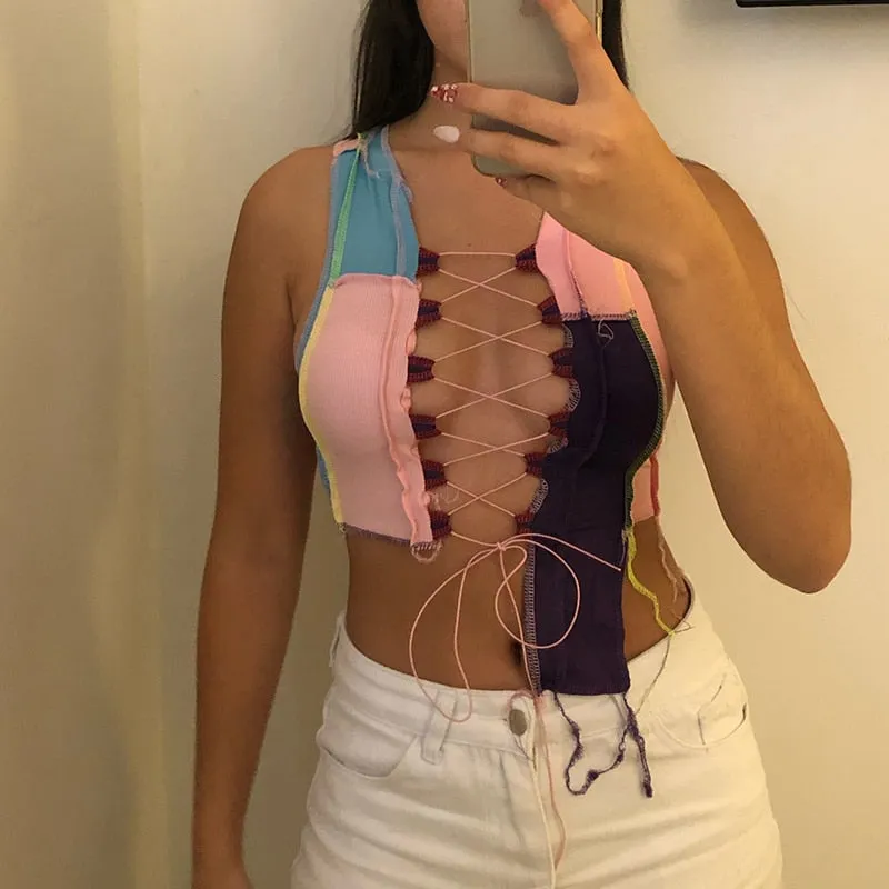 FASHERN PATCHI CROP TOP