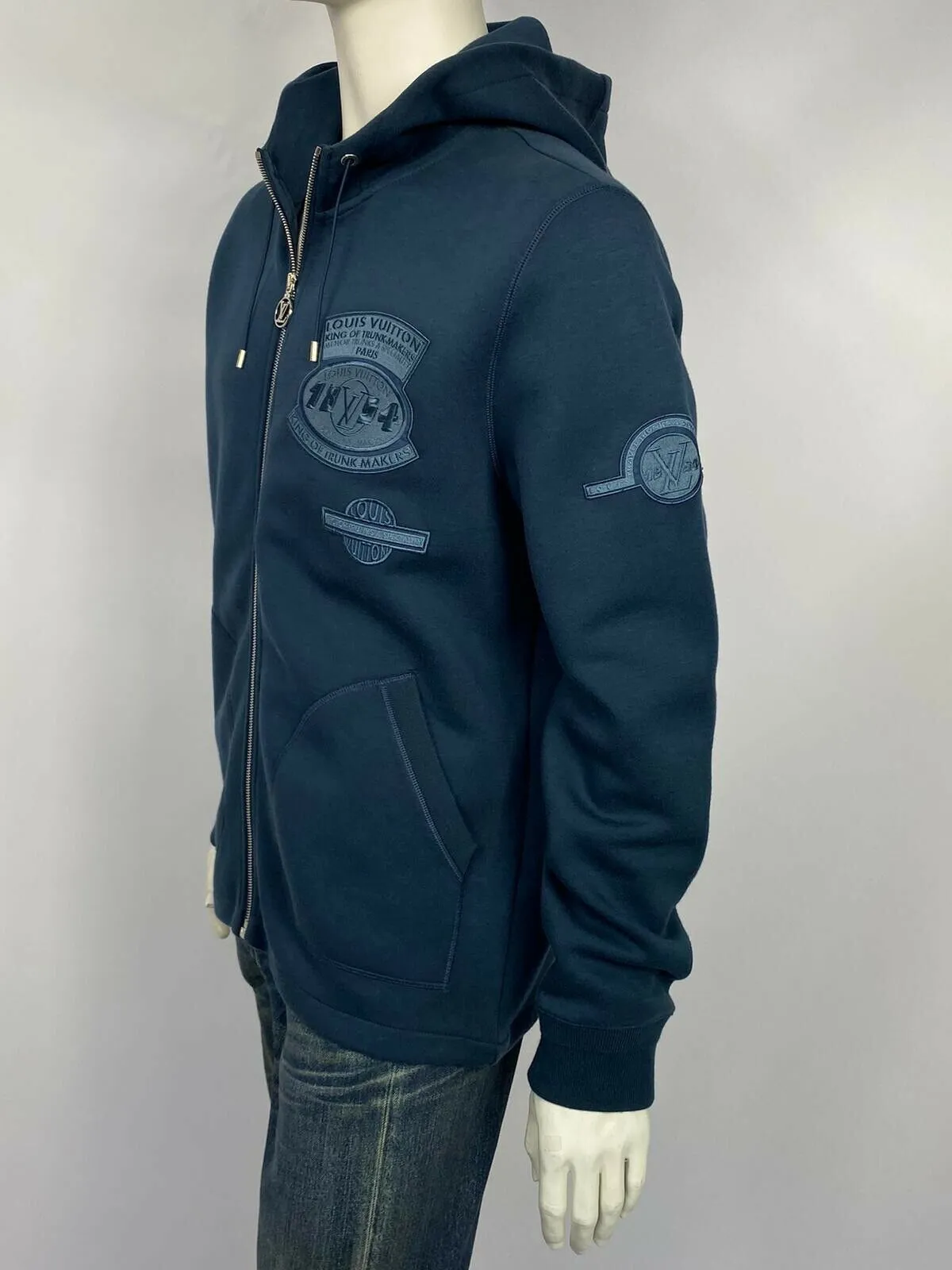 Fine Patches Travel Zip Up Hoodie