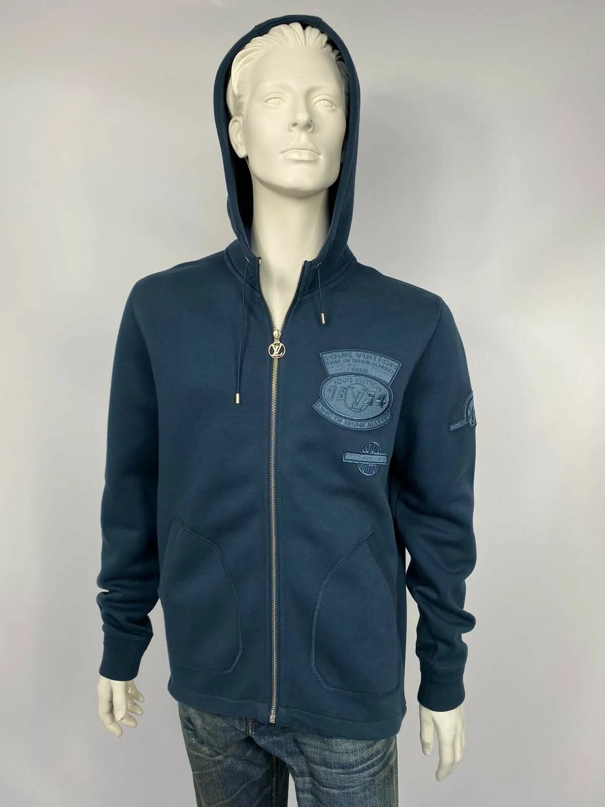 Fine Patches Travel Zip Up Hoodie