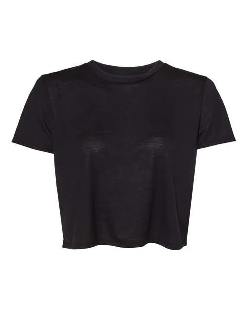 Flowy Crop Miami Tee