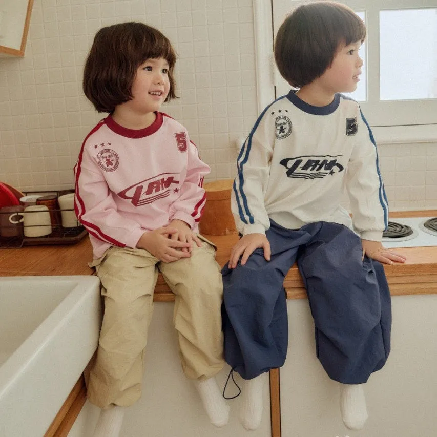 Girls & Boys Parachute Cargo Pants - Beige