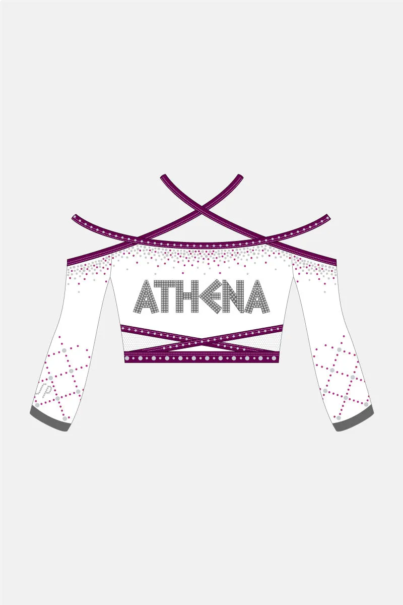 Girls L 4-6 Comp Cheer Top