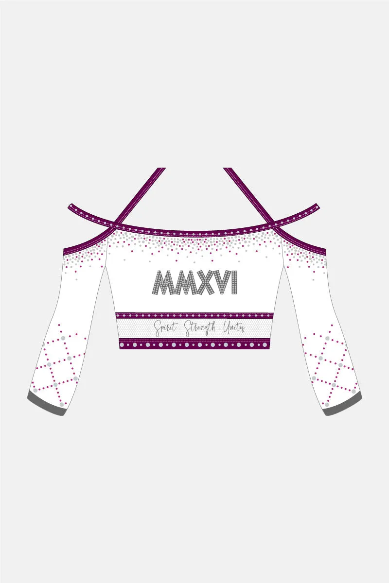 Girls L 4-6 Comp Cheer Top