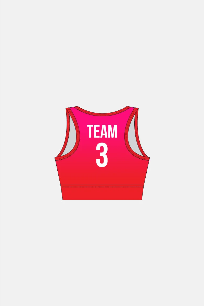 Girls Team 3 Crop Top