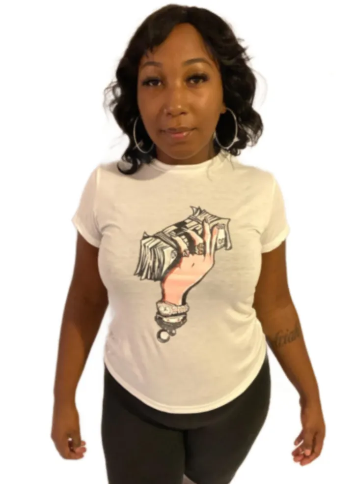 Graphic Money Tee