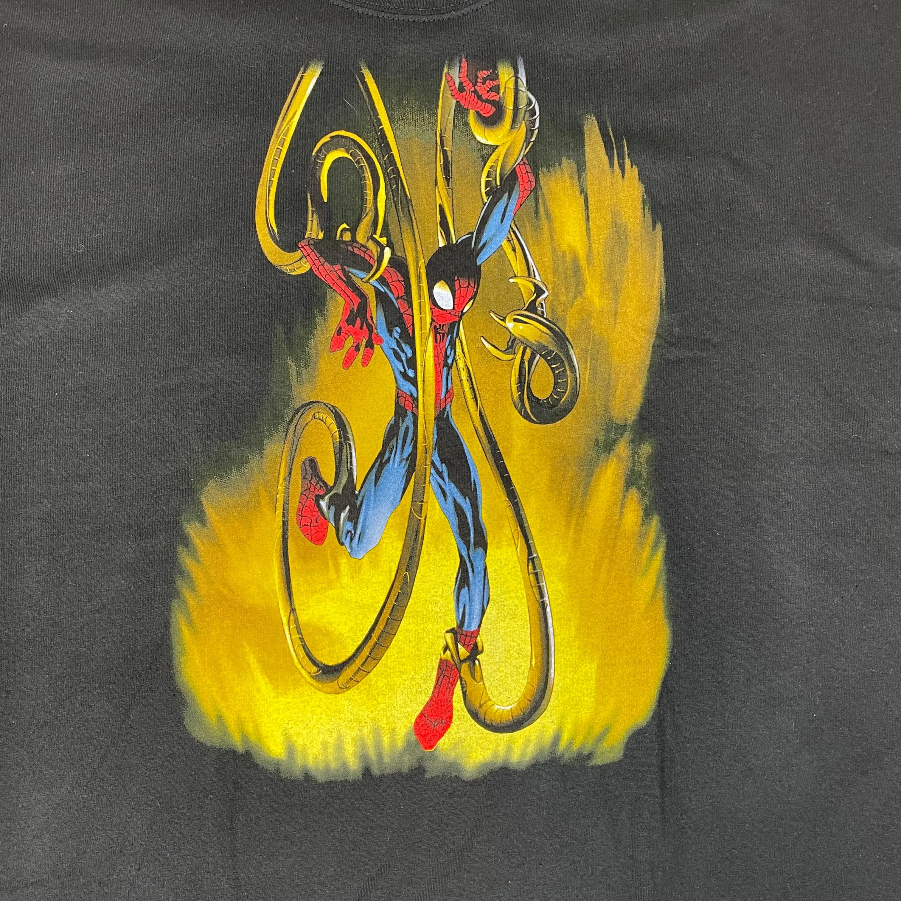 Hanes Heavy Weight Spiderman Vs Doc Oc Tee
