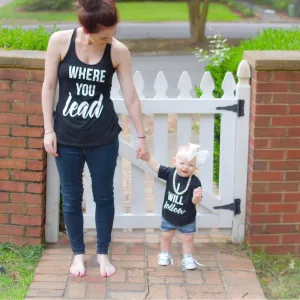 I Will Follow add on tee (I will follow tee ONLY) Where You Lead Set Kids tee
