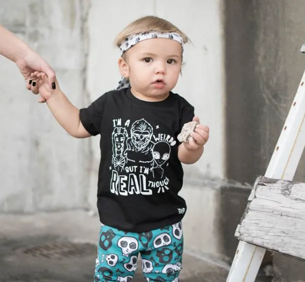 I'm A Weirdo But I'm Real Though Toddler and Baby Tee