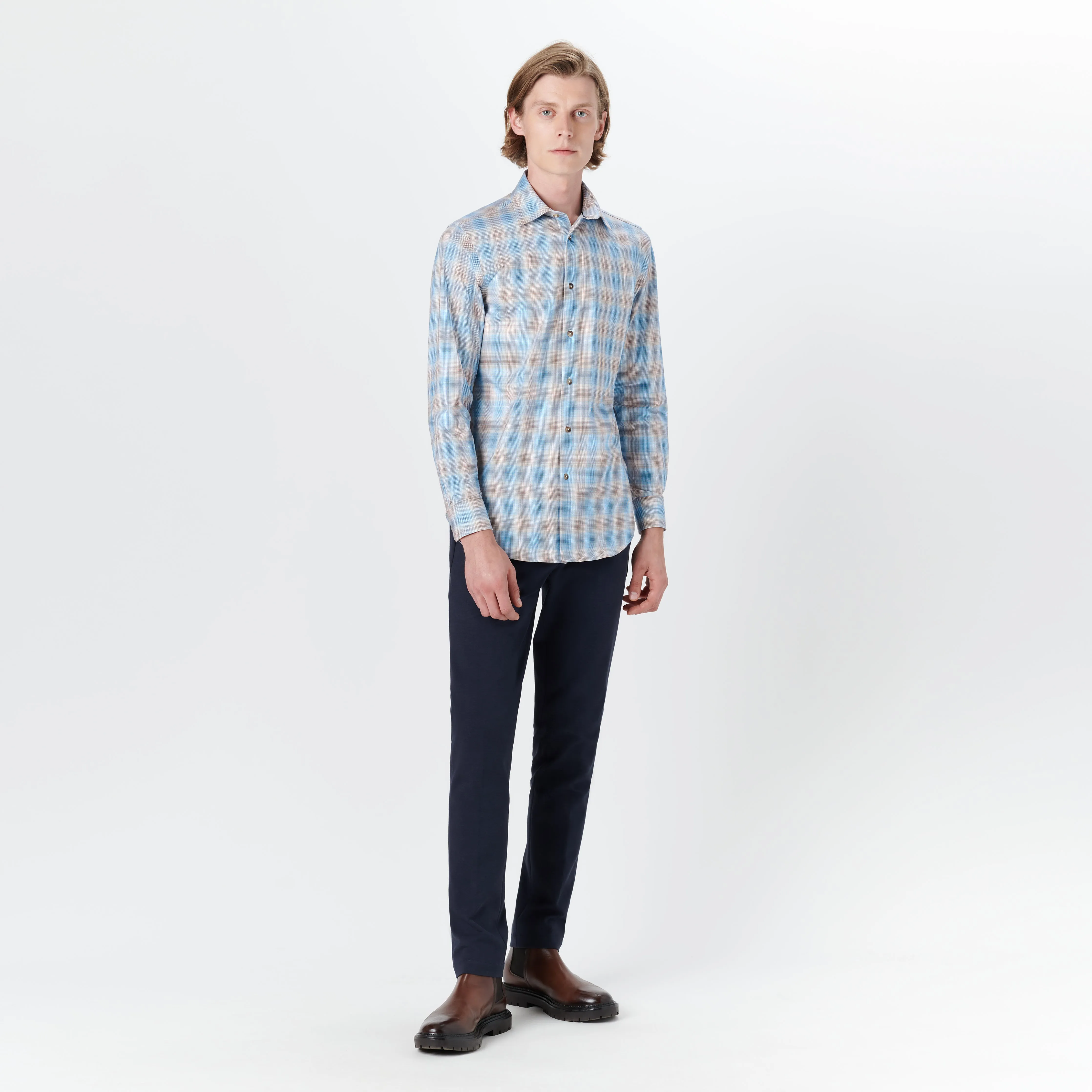 JAMES Plaid Check OoohCotton Shirt