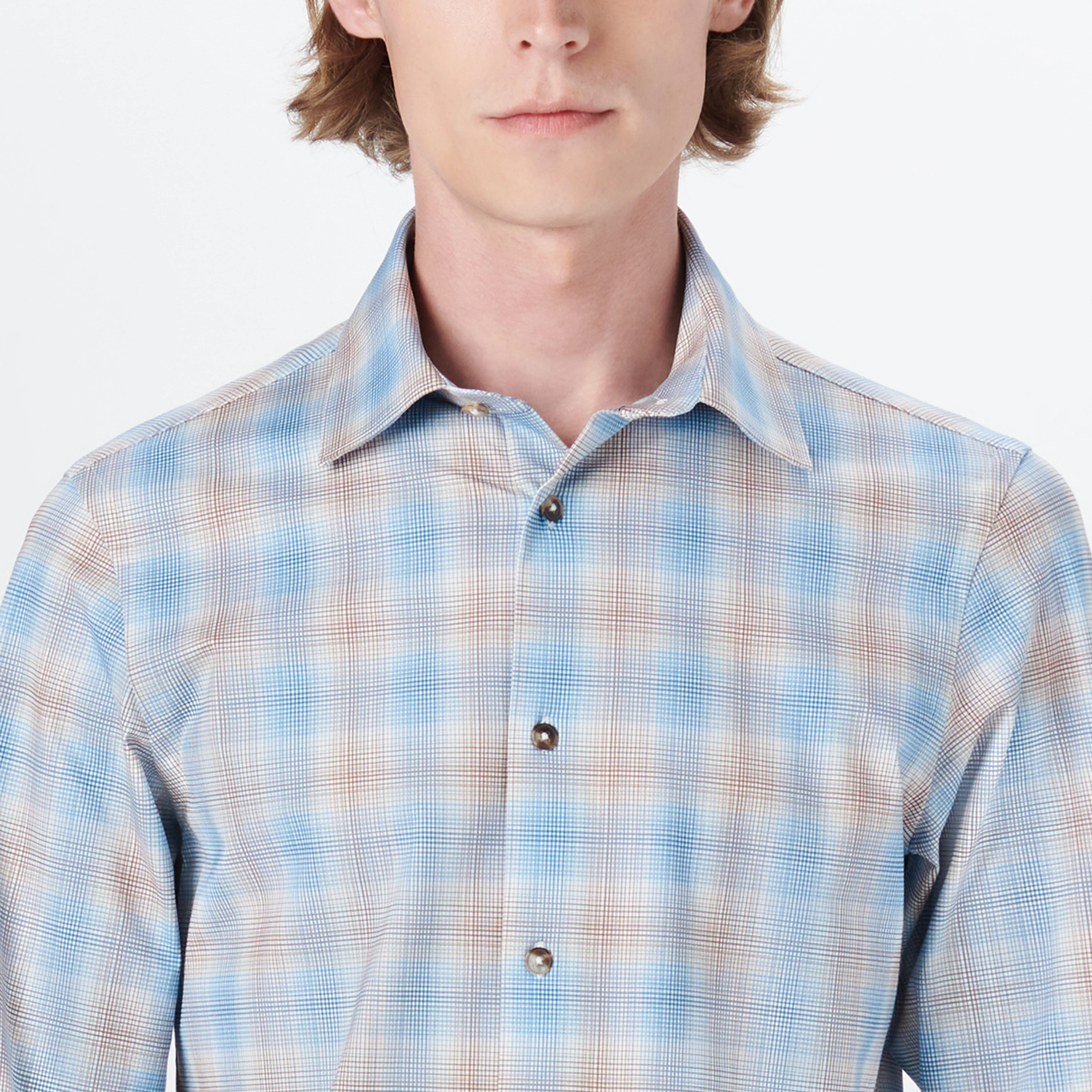 JAMES Plaid Check OoohCotton Shirt