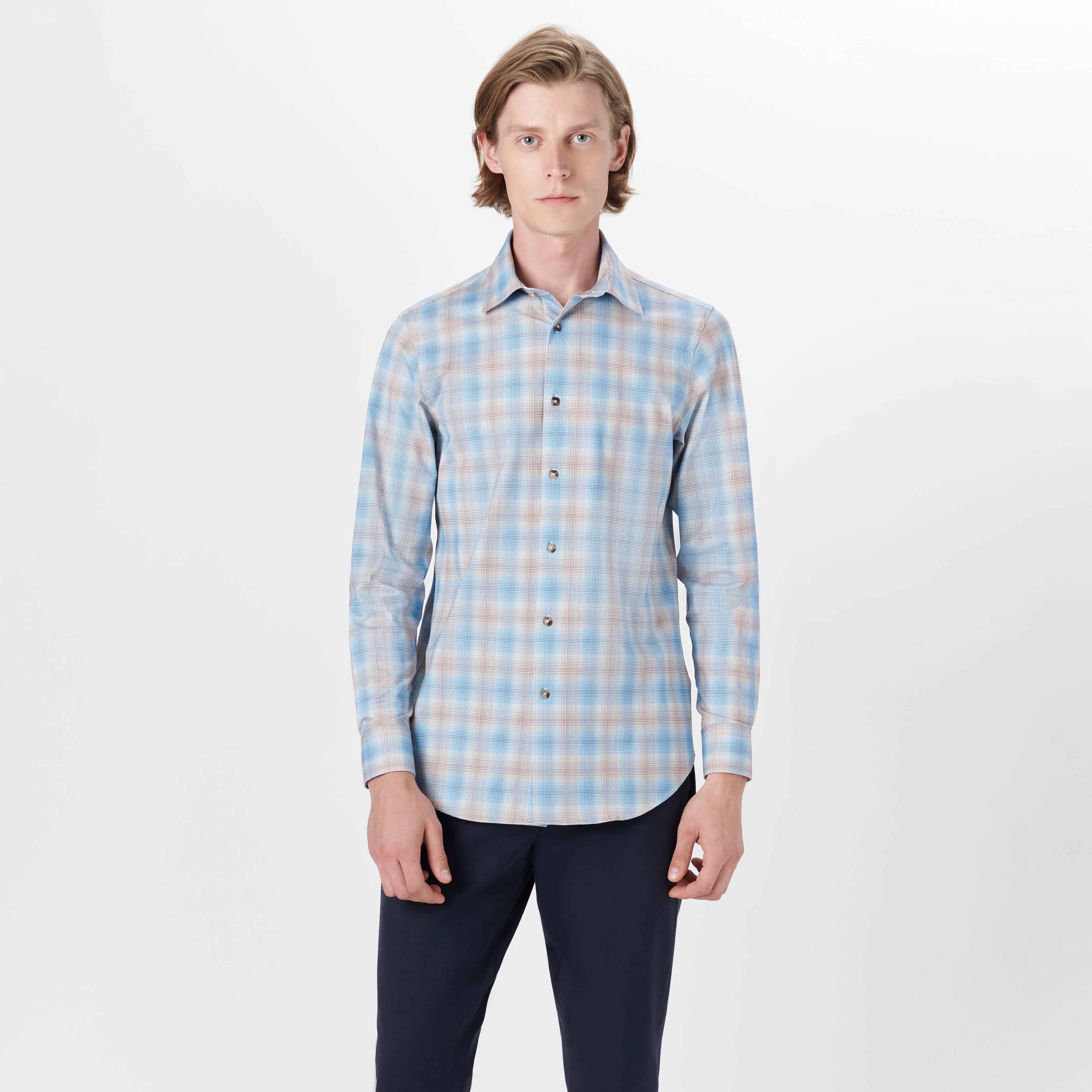 JAMES Plaid Check OoohCotton Shirt