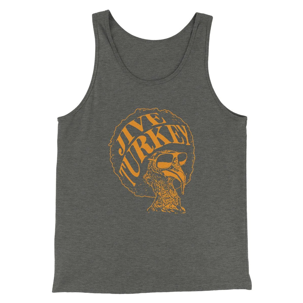 Jive Turkey Funny Thanksgiving Men/Unisex Tank Top