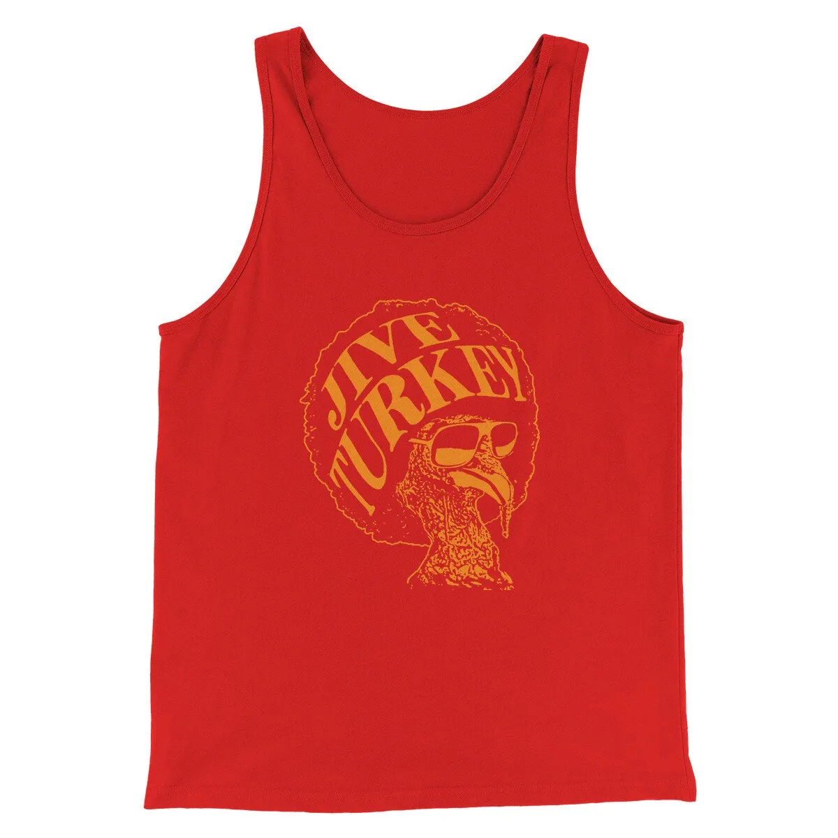 Jive Turkey Funny Thanksgiving Men/Unisex Tank Top