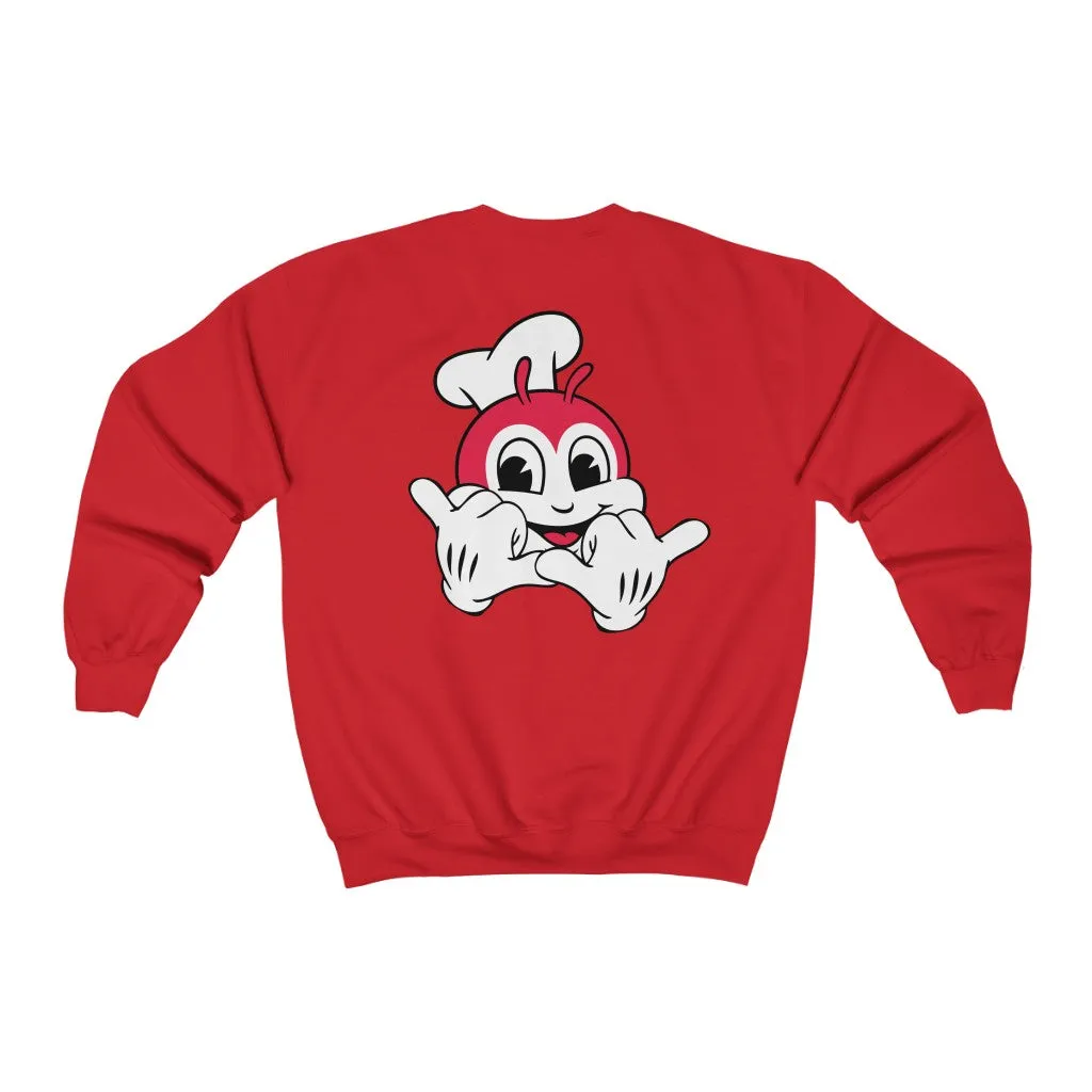Jollibee Shaka Bandana Unisex Heavy Blend™ Crewneck Sweatshirt