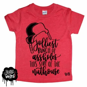 Jolliest Bunch of Assholes This Side of the Nuthouse Christmas Vacation Tee