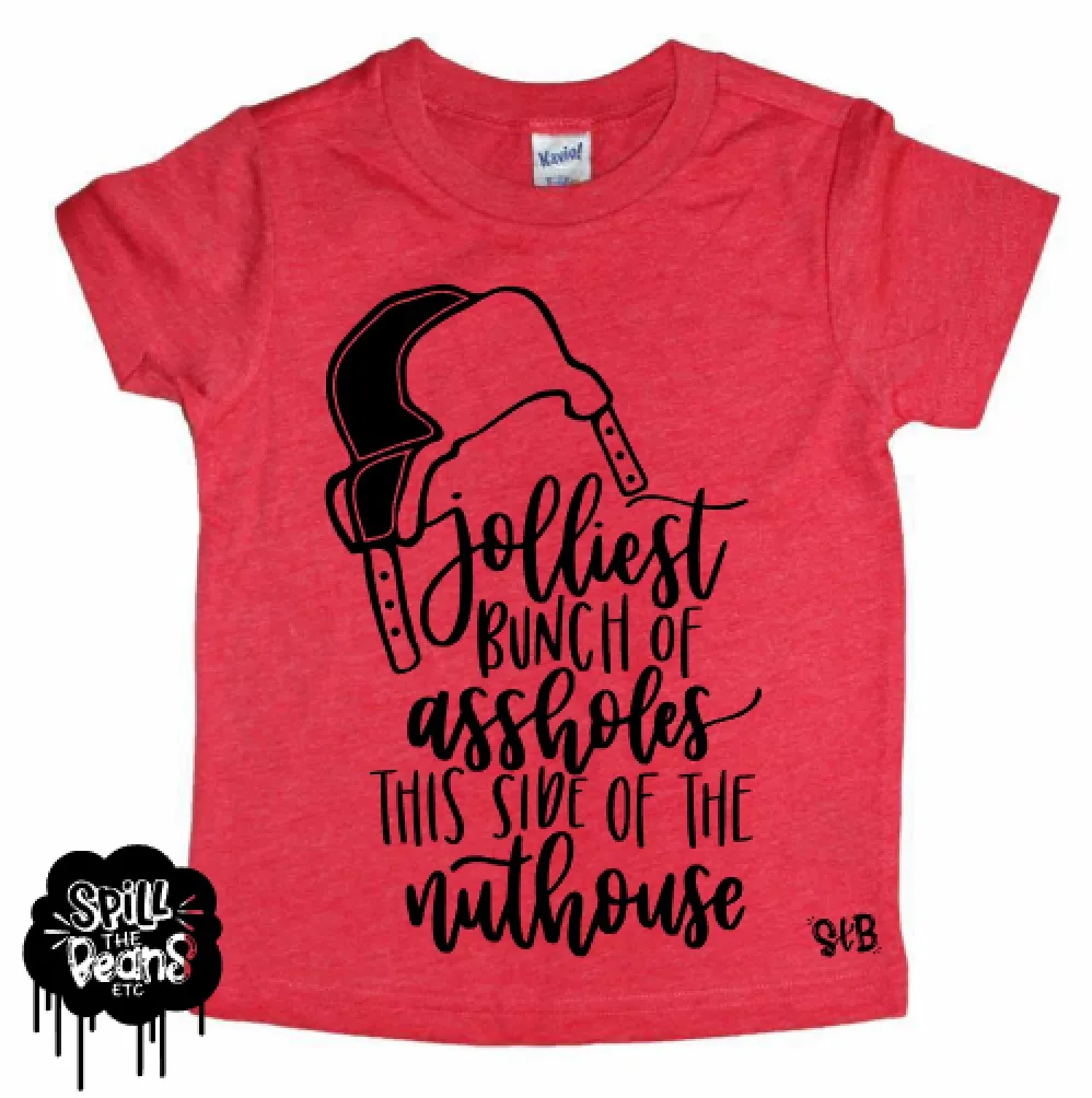 Jolliest Bunch of Assholes This Side of the Nuthouse Christmas Vacation Tee