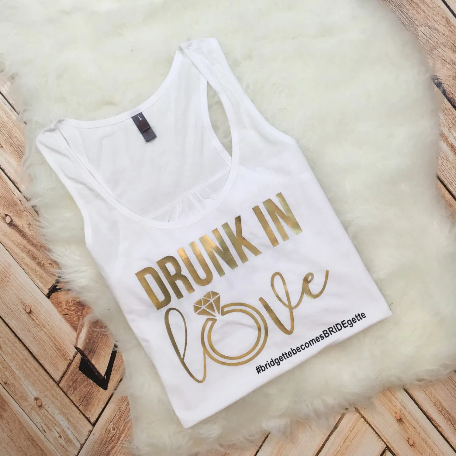 Just Drunk Bachelorette Party Tanks