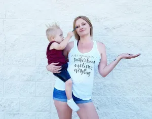 Just Winging It Motherhood Tee or Tank