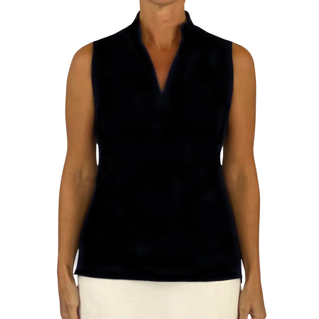 Lenox Sleeveless Top in Black