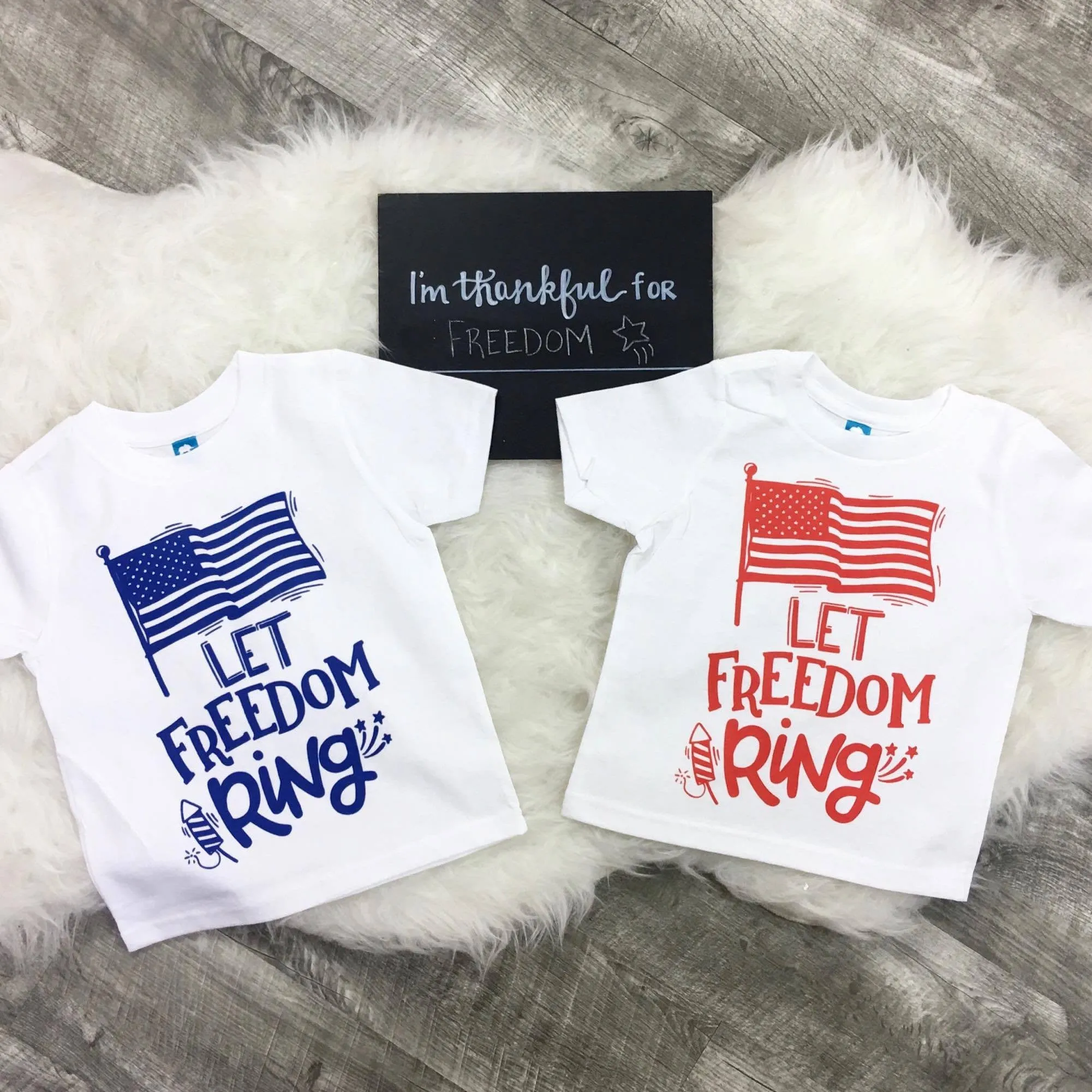 Let Freedom Ring Fourth of July Tee