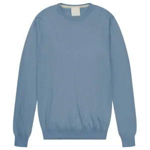 Light Blue Cotton Sweater
