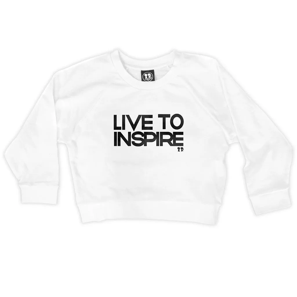 Live To Inspire Crop Sweatshirt
