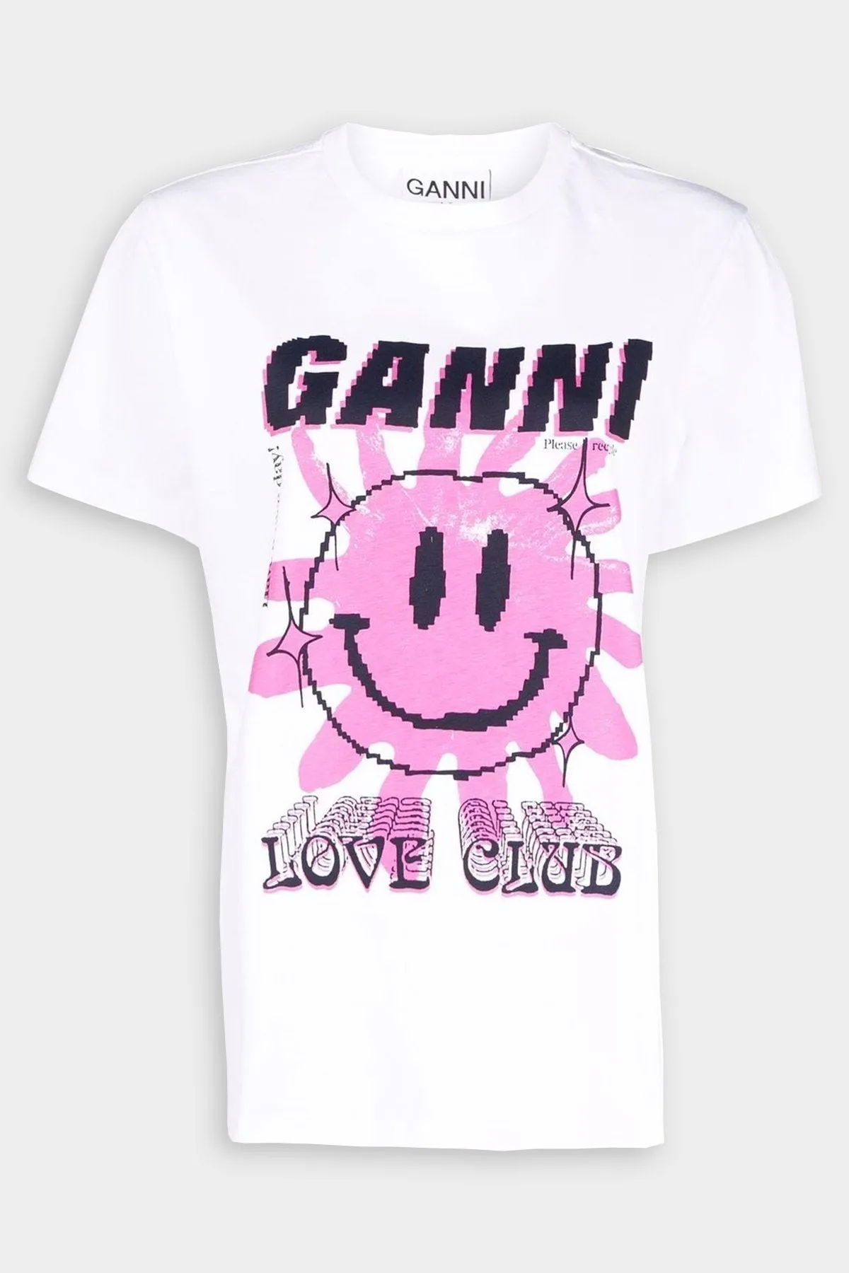 Love Club Tee Top in Bright White