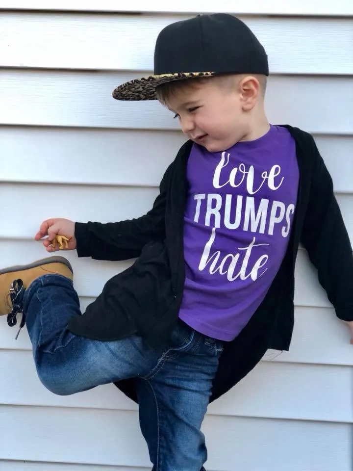 Love Trumps Hate Kid's Tee