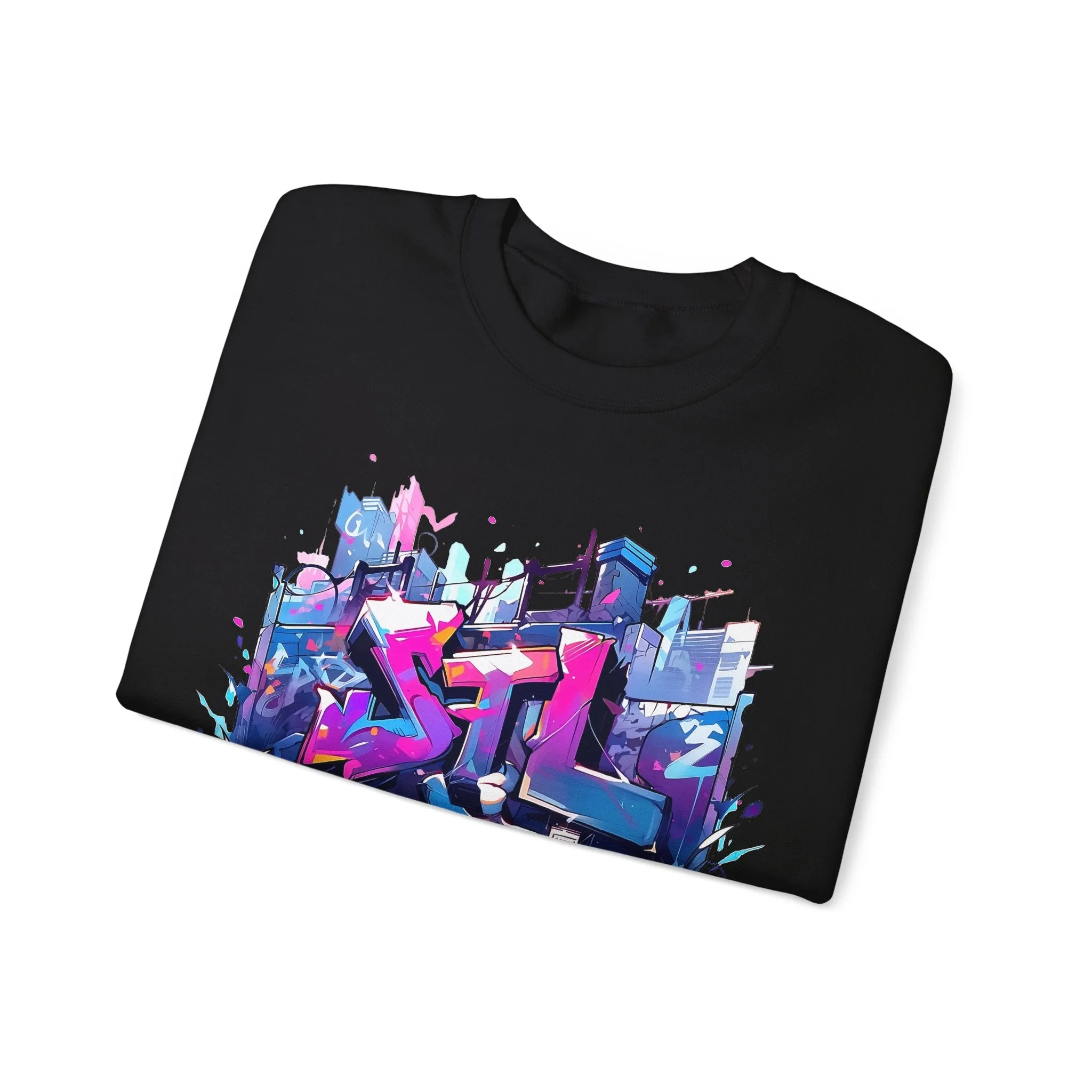 LUSH LEMUR | STL Graffiti Unisex Heavy Blend™ Crewneck Sweatshirt