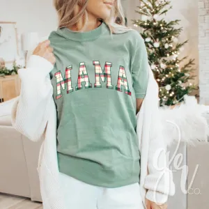 Mama Christmas Plaid