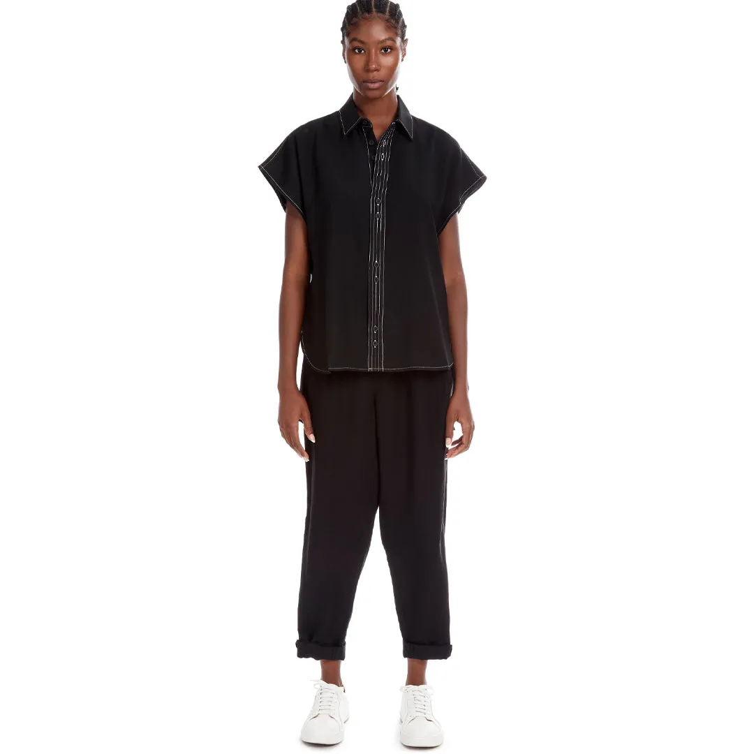 MAX SLEEVELESS TOP BLACK