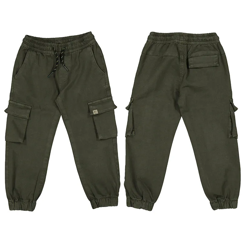 Mayoral Cargo Pants - Moss