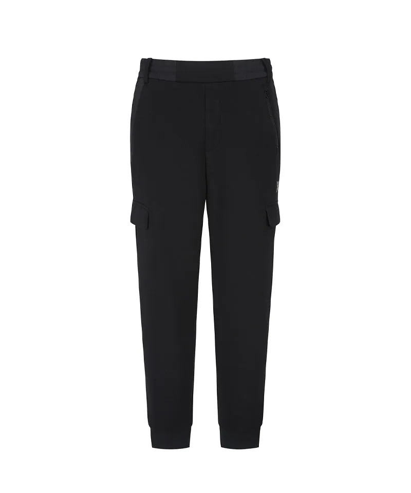 Men's Jersey Hybrid Set-Up Jogger L/PT - Black