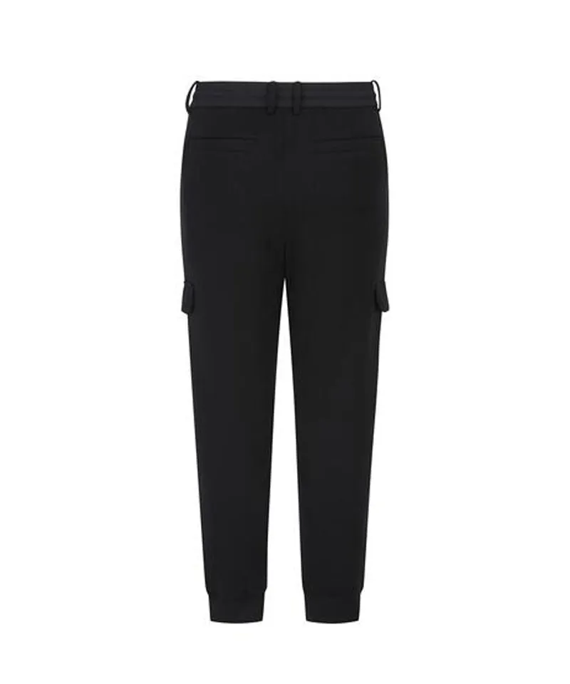 Men's Jersey Hybrid Set-Up Jogger L/PT - Black