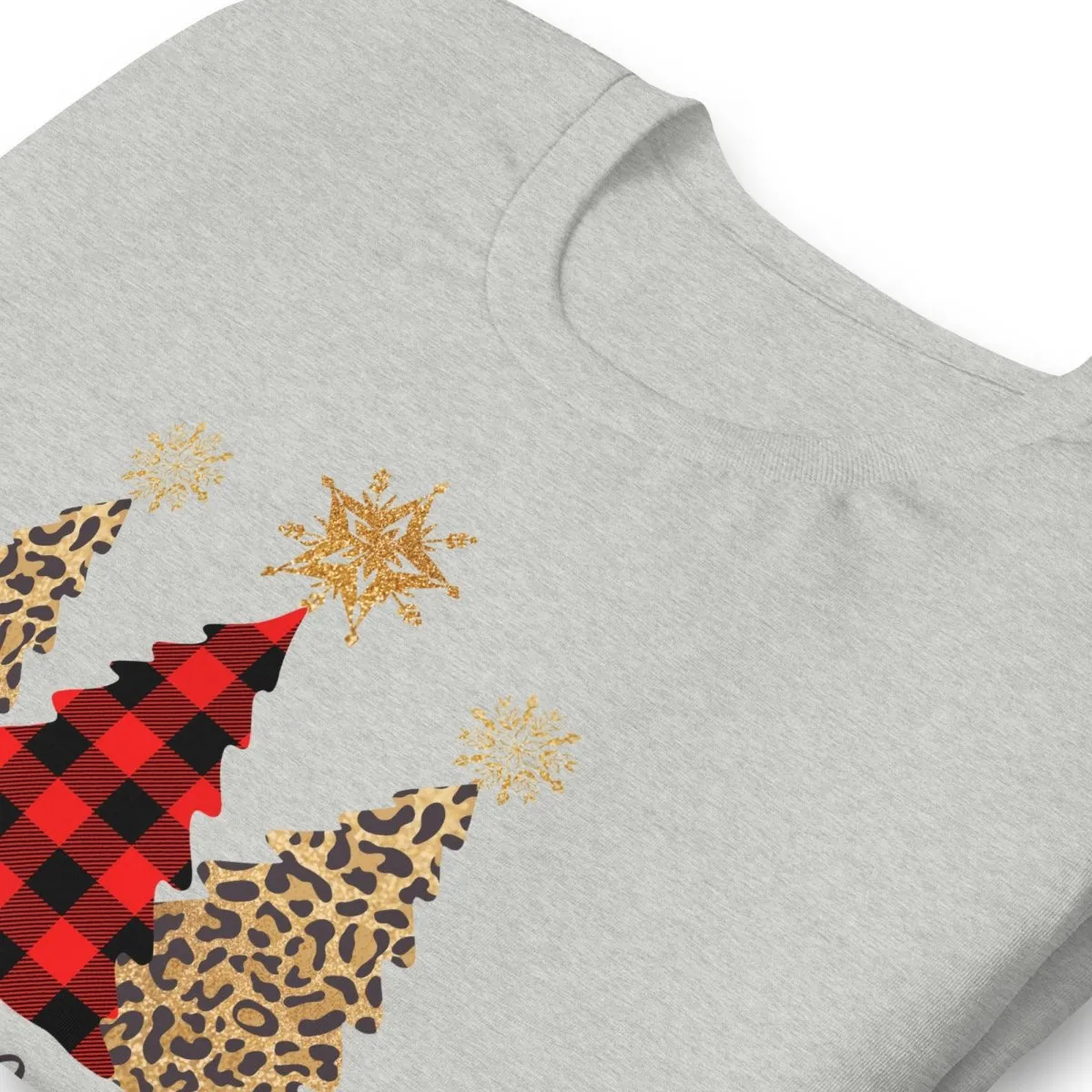 Merry & Bright Plaid Trees T-Shirt