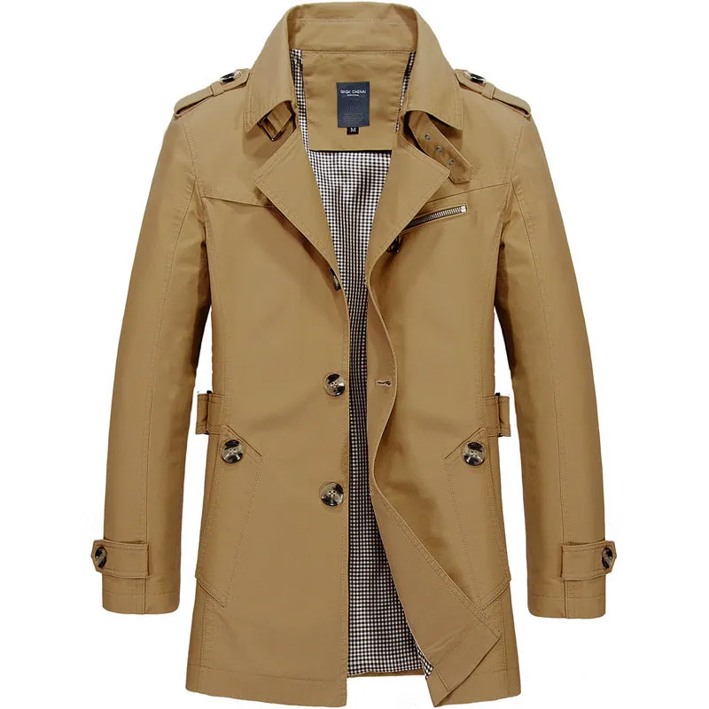 Michael™ | Men's business windbreakers Long jackets