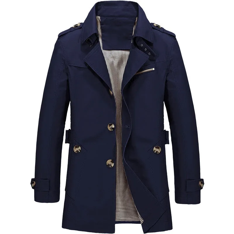 Michael™ | Men's business windbreakers Long jackets