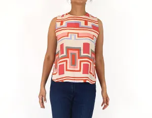Mister Zimi unique print top size 10