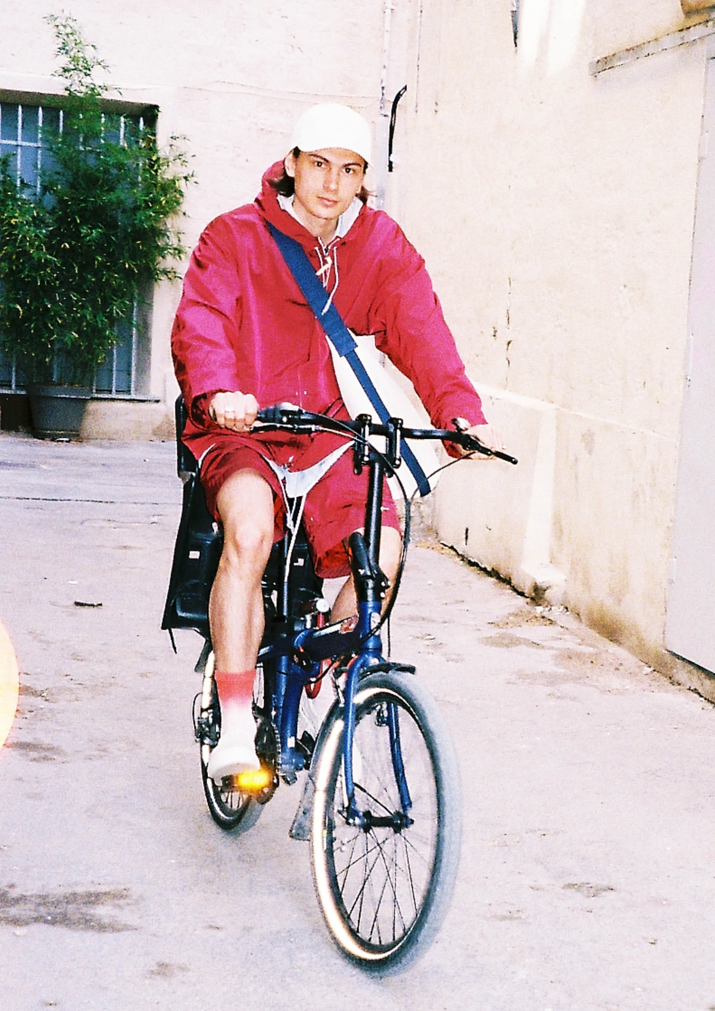 NANAMICA - ZIP UP WIND PARKA RED
