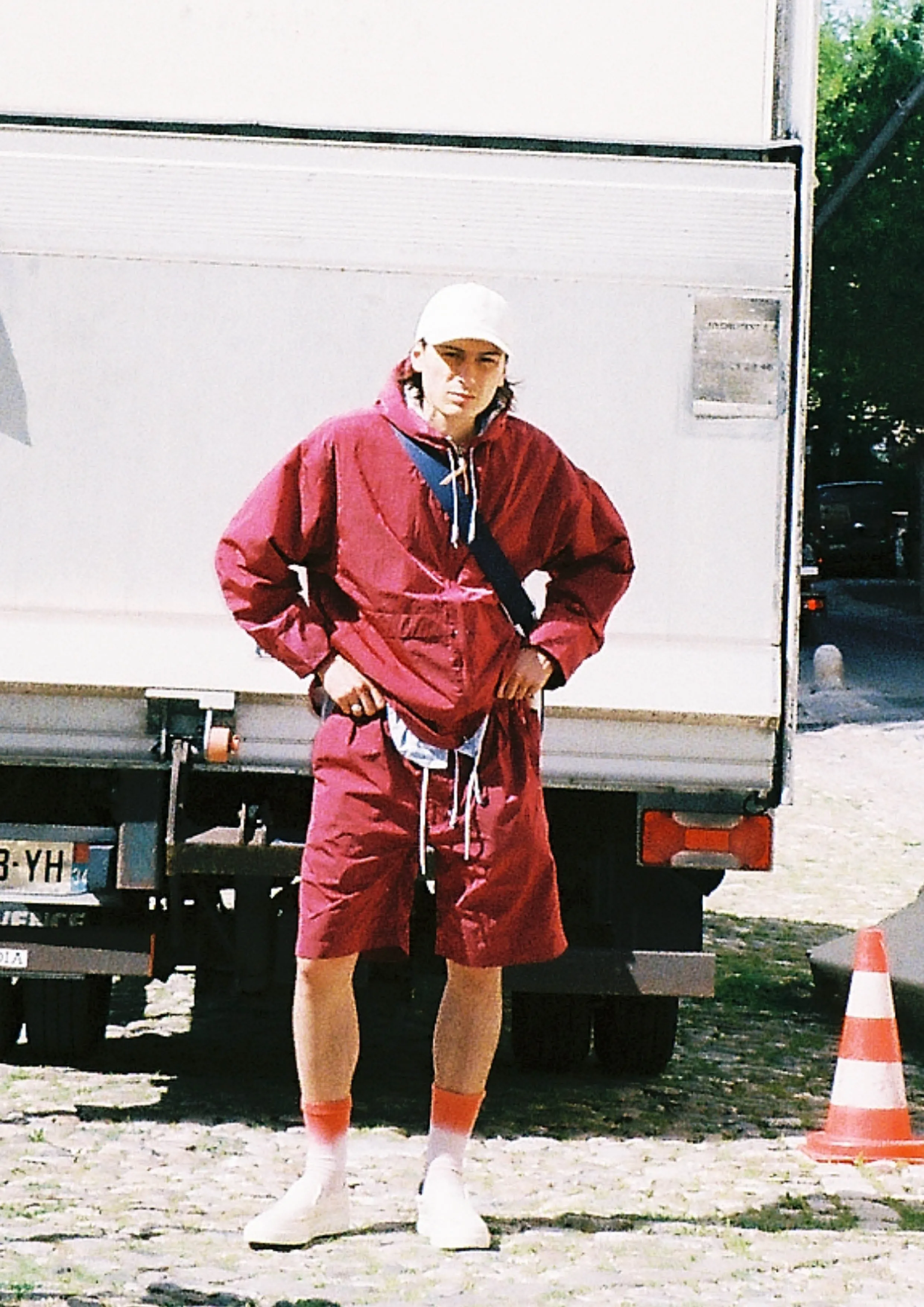 NANAMICA - ZIP UP WIND PARKA RED